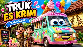 RODA TRUK ES KRIM BERPUTAR PUTAR 🚛🍦| Lagu Anak Lucu | Lagu Anak Trending | Lagu Anak & Balita Viral