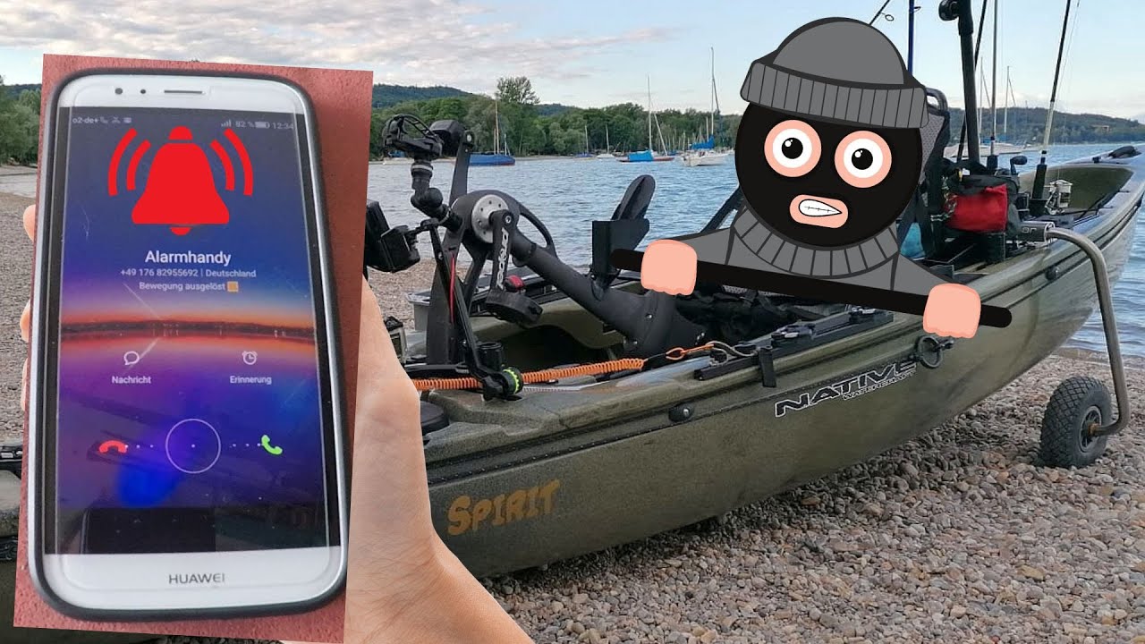 So geht Bootssicherheit 2.0: Wie ein Alarmhandy vor Diebstahl schützt! (Kajak, Boot) 🔐