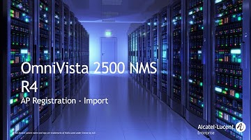 OmniVista 2500 - AP Registration Import