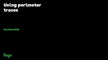Sage Estimating - eTakeoff Dimension (01-09) - Perimeter traces