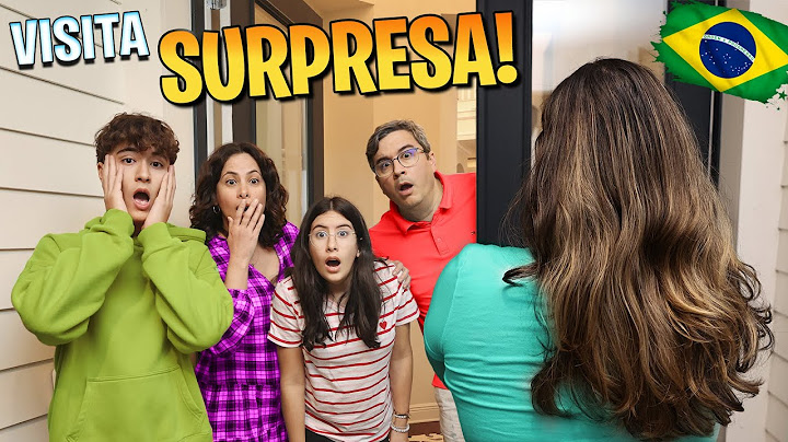 Recebemos uma visita surpresa do Brasil e um presente inesquecível - Família Maria Clara e JP