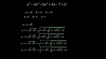How to Solve Quartic Equations