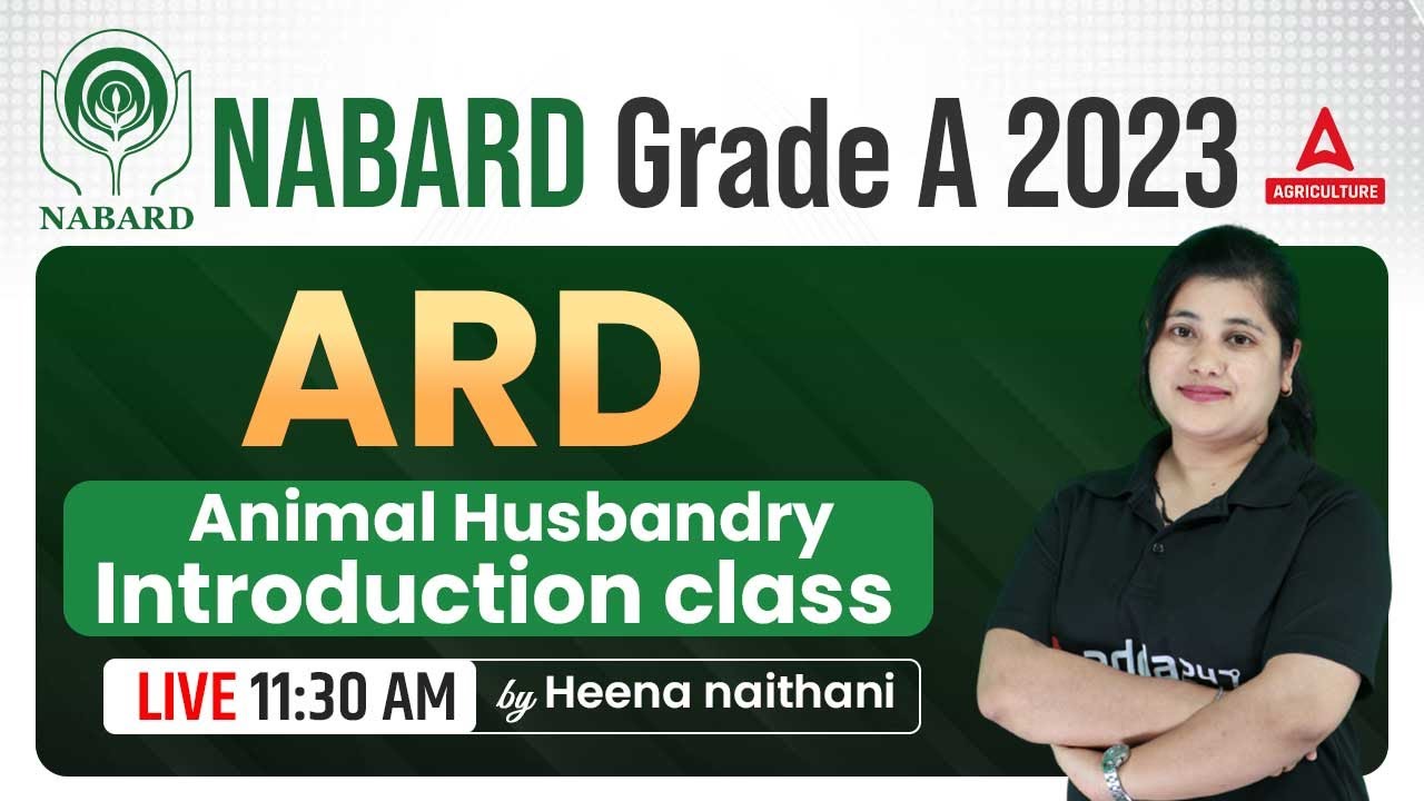 ANIMAL HUSBANDRY QUESTIONS FOR NABARD GRADE A ARD 2023 BY HEENA