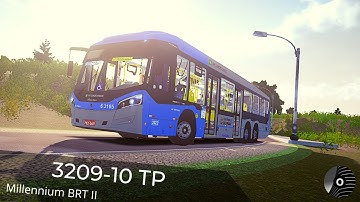 PBSU - Linha 3209-10 TP com o MILLENNIUM BRT II (Scania K310-UB) da MOBIBRASIL!