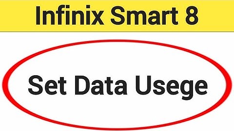 How to set data usege Infinix Smart 8, data limit Kaise lagaen