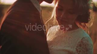 Bride and Groom on the Background of Sunset screenshot 2