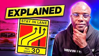 Contraflow Signs Explained With Visual Explanations | Driving Theory UK