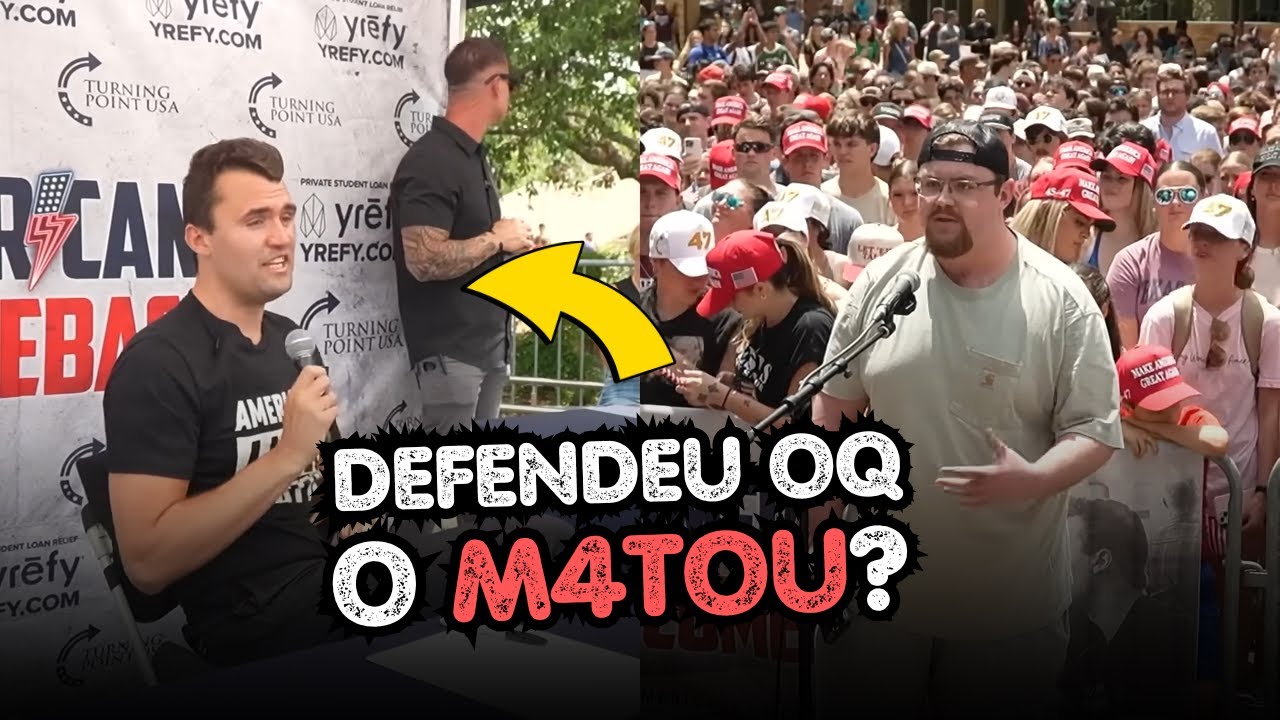 O último debate de Charlie Kirk sobre ARMAS (dublado)