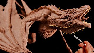 Sculpting DRAGON in Clay | Game of Thrones - [1K SPECIAL]