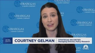It will be hard for Congress to pass bills going forward, says Strategas' Courtney Gelman