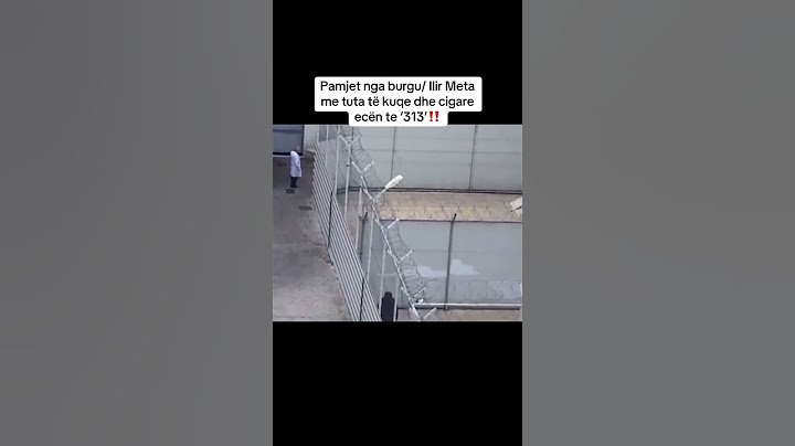 Pamje nga burgu / Ilir Meta me tuta të kuqe, cigare, ecen te 313 !!!