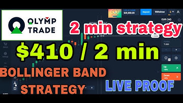Bollinger bands trading strategy  | olymp trade strategy | Live trading | olymp trade |trading guru