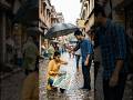 बारिश में बची पेंटिंग, दोस्ती की जीत ☔#love ❤
