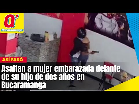 Asaltan a mujer embarazada delante de su hijo de dos años en Bucaramanga