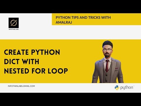 How to create Python dictionary with nested For loops in a single line statement