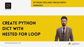 How to create Python dictionary with nested For loops in a single line statement