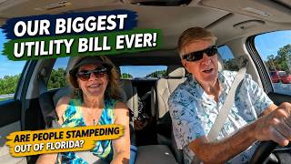 Our Biggest Utility Bill Ever!  Are People Stampeding out of Florida?