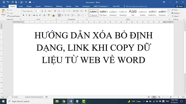 Lỗi bị gạch chân trong word khi copy năm 2024