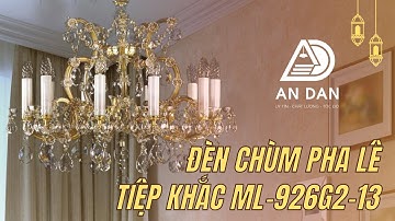 Đèn Chùm Pha Lê Tiệp Khắc ML-926G2-13 - Maria Theresa Cao Cấp