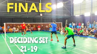 FINALS  DECIDING SET Kerala Badminton Invitational Tournament 2022 Dhilepan Sidarth Vs Jaison Shijas