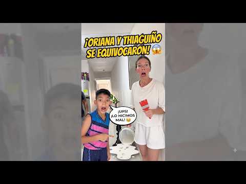 Oriana y Thiaguiño se equivocaron 🫣