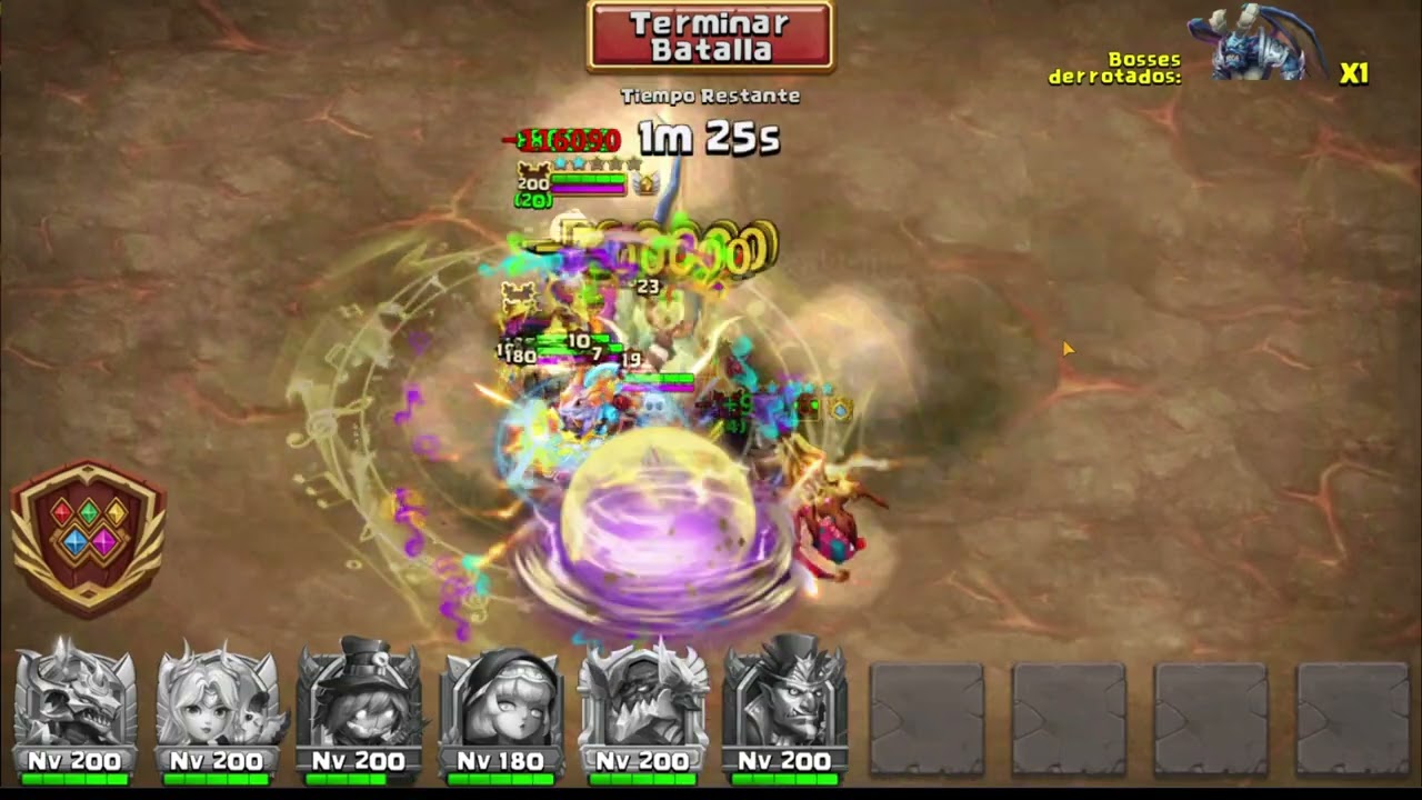 Castle Clash | Castle Crisis boss setup and fight