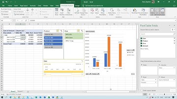 Excel nâng cao: Pivot table with Slicer,  Timeline, PivotChart