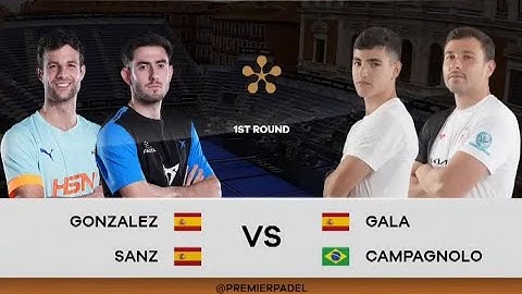 Jeronimo Gonzalez / Jon Sanz vs David Gala / Lucas Campagnolo, Oysho Valladolid Premier Padel P2