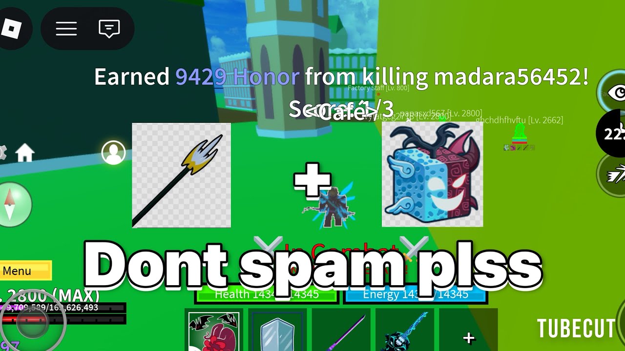 Bounty hunting with Spirit combo / mobile / blox fruits