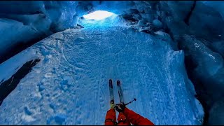 Skiing Thru An Ice Cave & Epic Powder in Valdez, AK