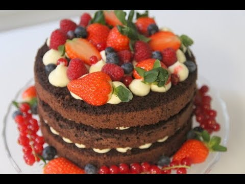 Layer Cake Au Chocolat Et Fruits Rouges Youtube