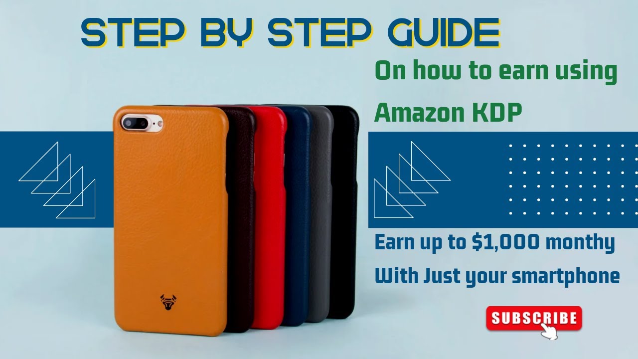 Step by step guide on how to milk money online via Amazon KDP using ...