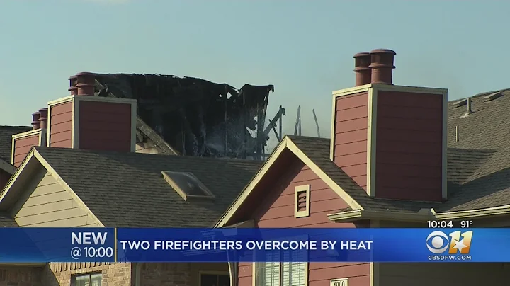 2 Firefighters Treated For Heat Exhaustion Following Arlington Apartment Fire