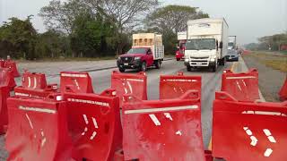 Pobladores de Carrillo Puerto tomaron la autopista Córdoba-Veracruz