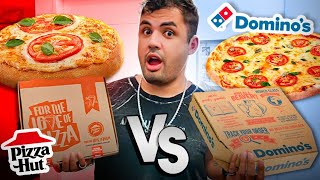 DOMINO'S X PIZZA HUT! QUAL GANHA!?