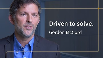 Driven to solve. Gordon McCord