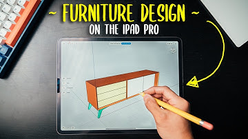 Designing Furniture On The iPad Pro with Shapr3D - For Woodworking