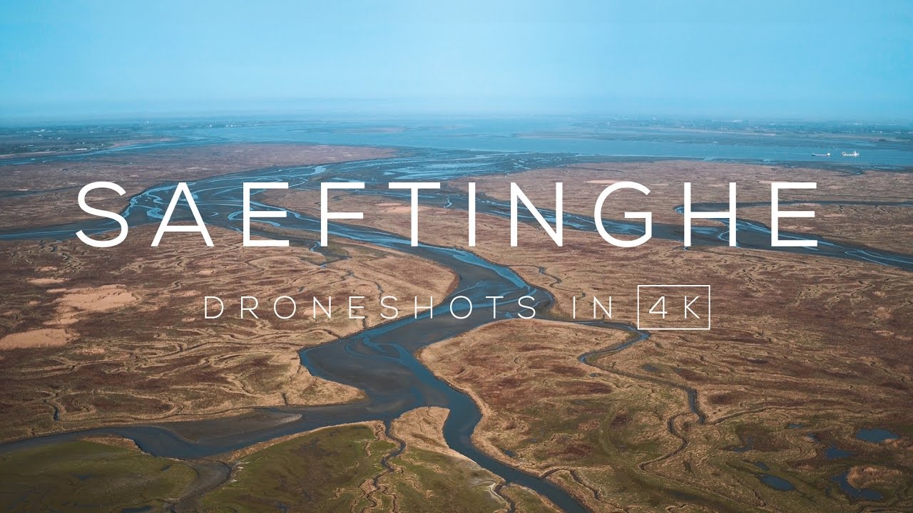 Verdronken land van Saeftinghe (Zeeland) in 4K | Drone video
