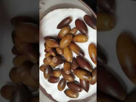 تحميص البلوط بطريقة صحية