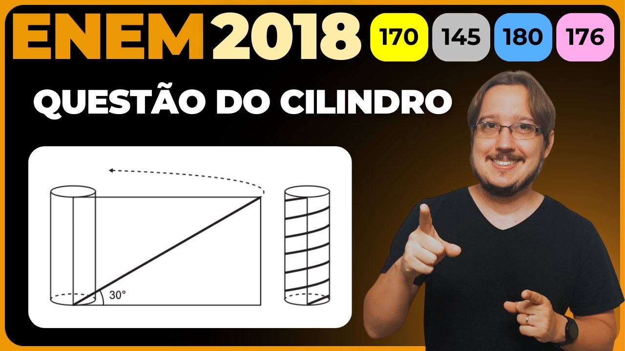 ENEM 2018 || Geometria Espacial e Trigonometria || Para decorar um ...