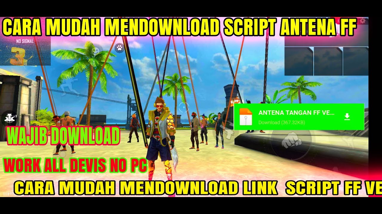 Cara Mudah Mendownload Link Script Free Fire Youtube Bang