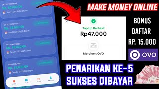 Cair Lagi Penarikan Ke-5 Sukses Dibayar | Make Money Online | Live Withdraw