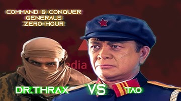 Toxin Challenge #5 dr.Thrax vs General Tao C&C Generals Zerohour