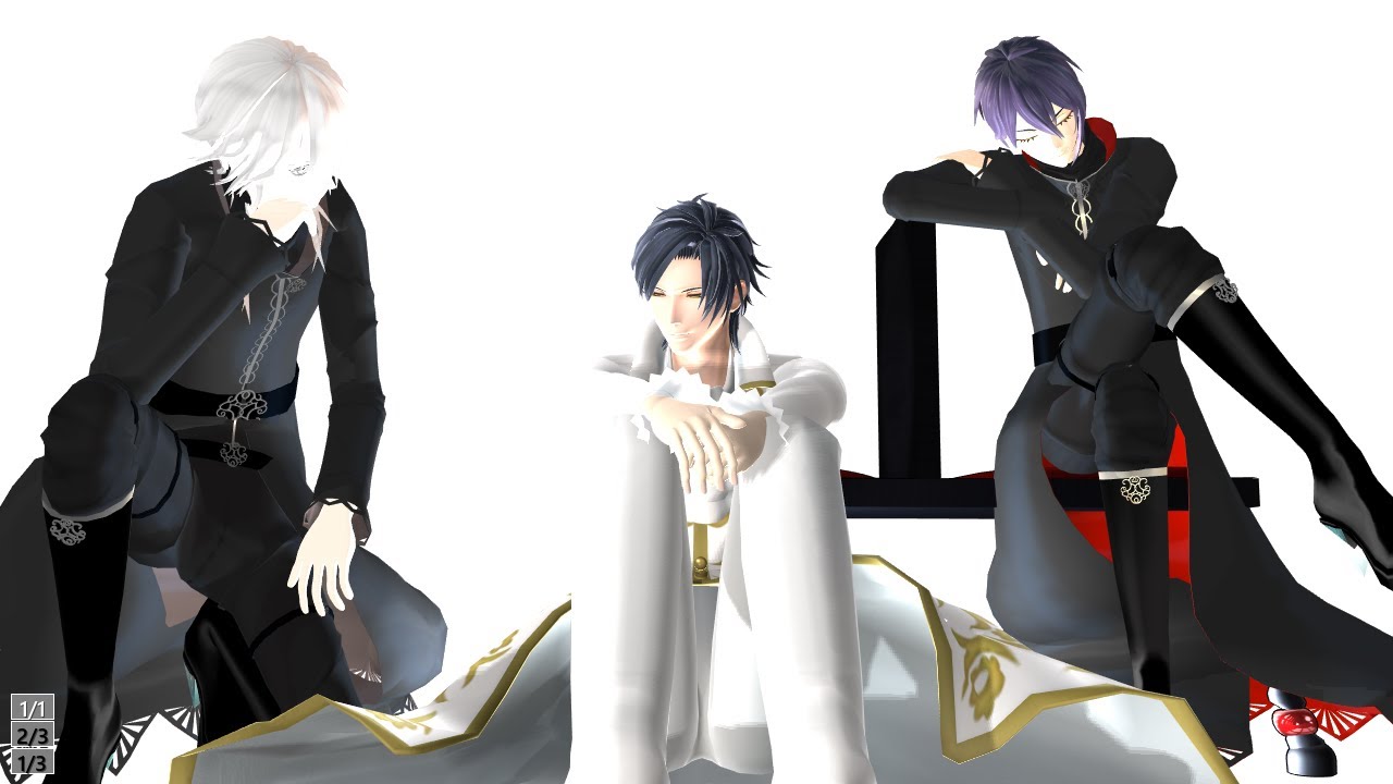 【MMD刀剣乱舞】白い雪のプリンセスは【三日月宗近/鶴丸国永/燭台切光忠】