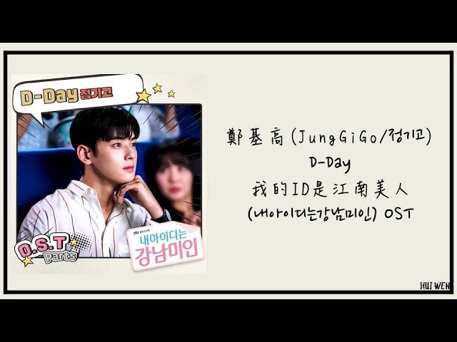 繁中韓字】鄭基高(Jung GiGo/정기고)-D-Day [내아이디는강남미인(我的