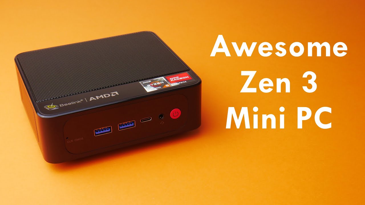 Beelink Mini PC, AMD Ryzen 5 5560U(6C/12T, Up to 4.0GHz), 16GB DDR4 RAM  500GB NVMe SSD, SER5 Mini Computers Support 4K@60Hz Triple