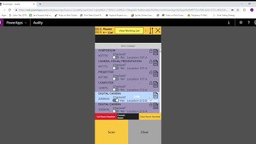 PowerApps   Sharepoint Based Inventory Auditing App