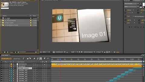 After Effects Template Subway Backlights Tutorial | Bluefx