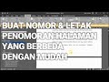 Cara membuat nomor dan letak penomoran halaman yang berbeda di Word