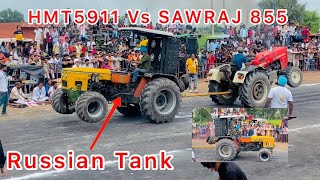 Russian Tank 🔥|| HMT 5911 Vs SAWRAJ 855 Sirra Tochan Mukabla Mangala